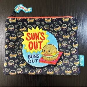 Sun’s Out Buns Out - Carl the Cheeseburger - Black Soft Pouch
